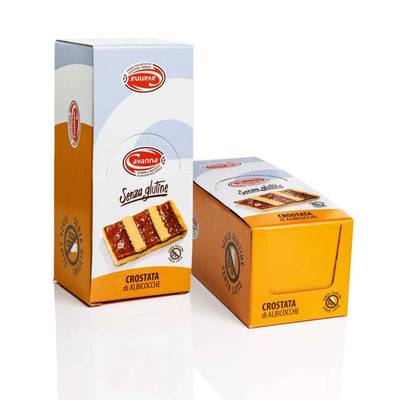 Crostatina Cavanna Senza Glutine Frolla di Riso e Mais con Ripieno di Frutti di bosco Monoporzione 54g (24PZ)
