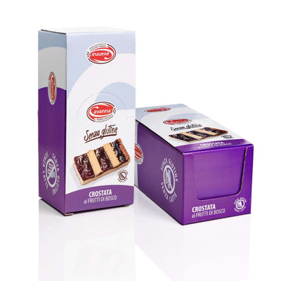 Crostatina Cavanna Senza Glutine Frolla di Riso e Mais con Ripieno di Albicocche Monoporzione 54g (24PZ)