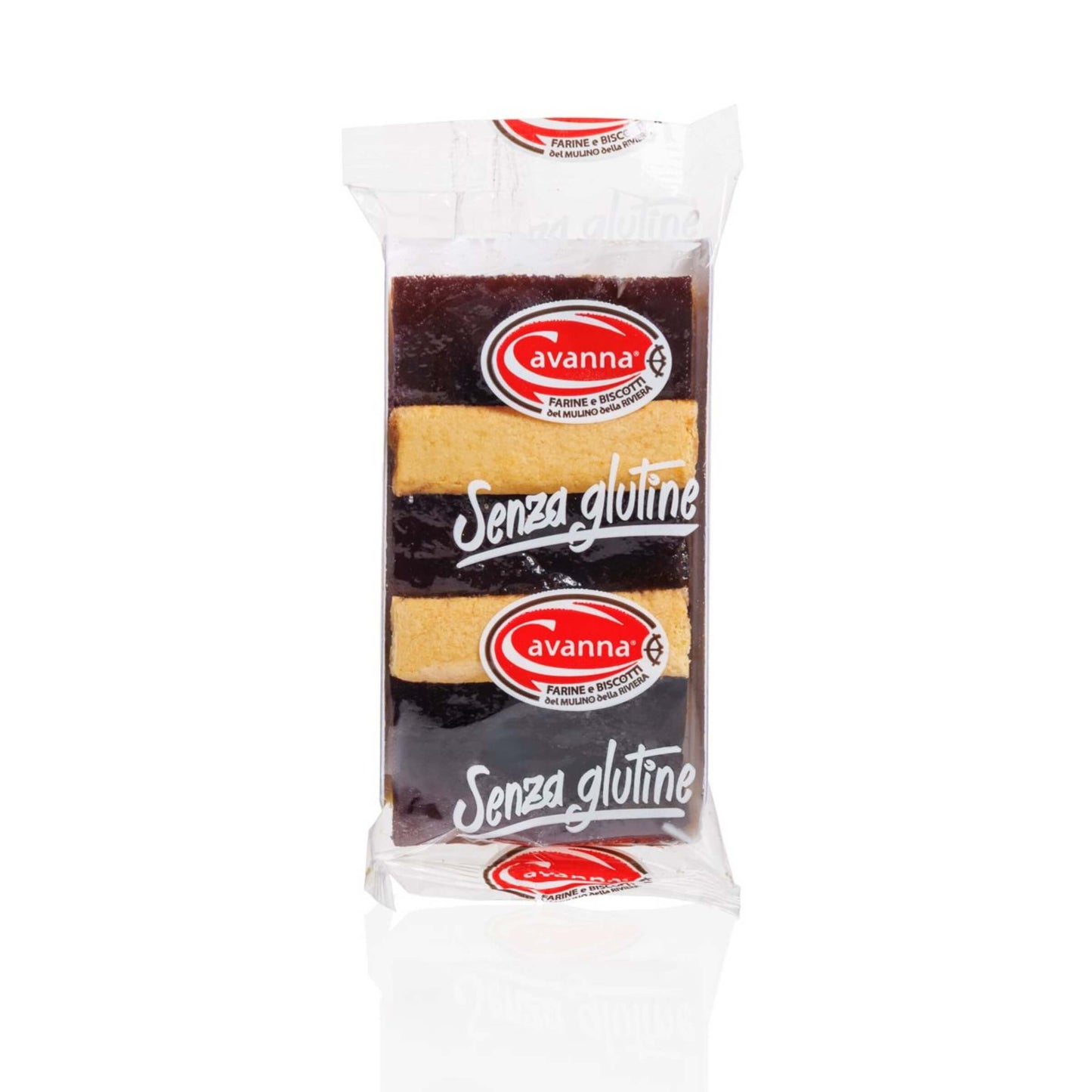Crostatina Cavanna Senza Glutine Frolla di Riso e Mais con Ripieno di Albicocche Monoporzione 54g (24PZ)