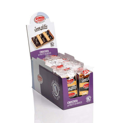 Crostatina Cavanna senza glutine con frolla riso mais e ripieno frutti di bosco monoporzione 54g