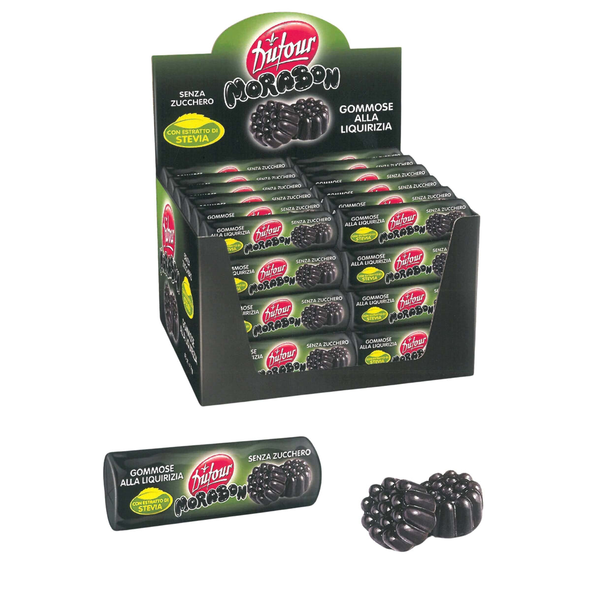 MORABON STICK LIQUIRIZIA CON STEVIA 19gr (48PZ)