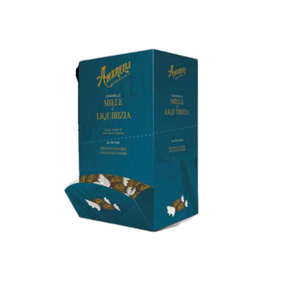 AMARELLI BOCCA DI LUPO Caramelle Miele e Liquirizia - Gluten Free - 1000 gr - 290 pezzi