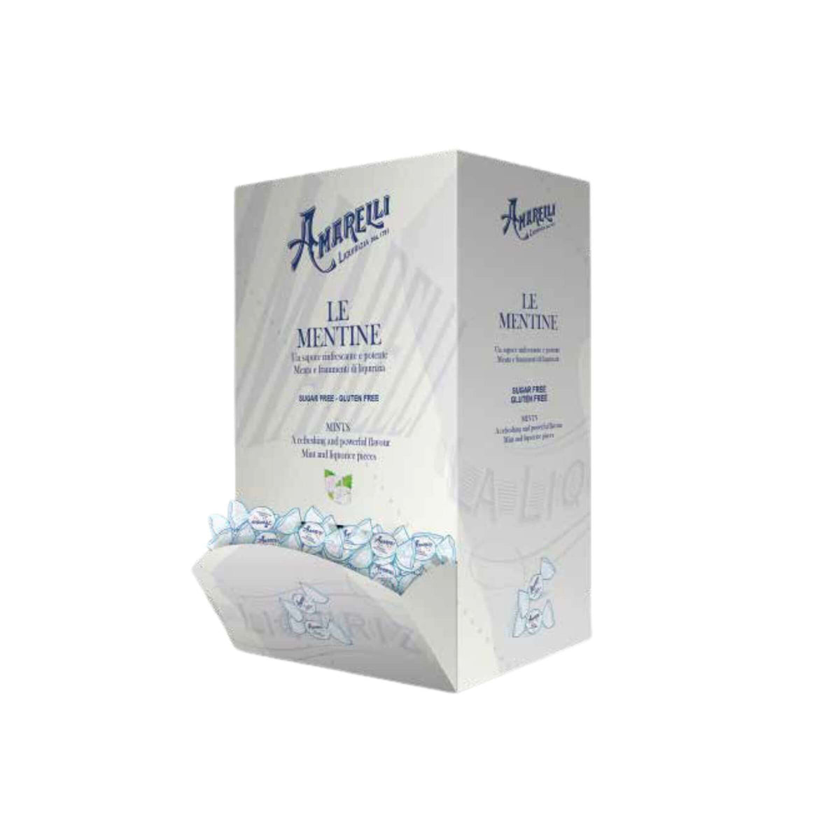 AMARELLI BOCCA DI LUPO Mentine alla Liquirizia 1000 gr - 1000 pezzi