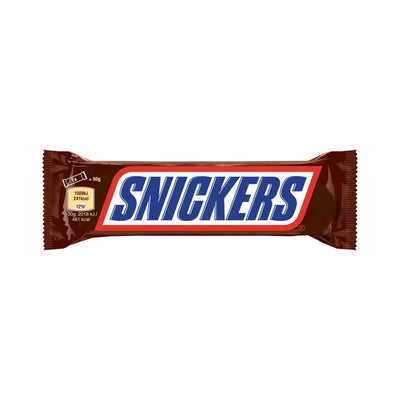 Snickers Classic Barrette al Cioccolato con Arachidi Caramello e Nougat 50 g (24PZ)