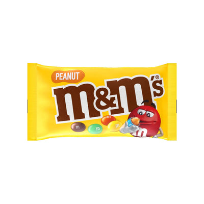 M&M's Arachidi Busta 24 pezzi confetti cioccolato al latte cuore arachidi croccante