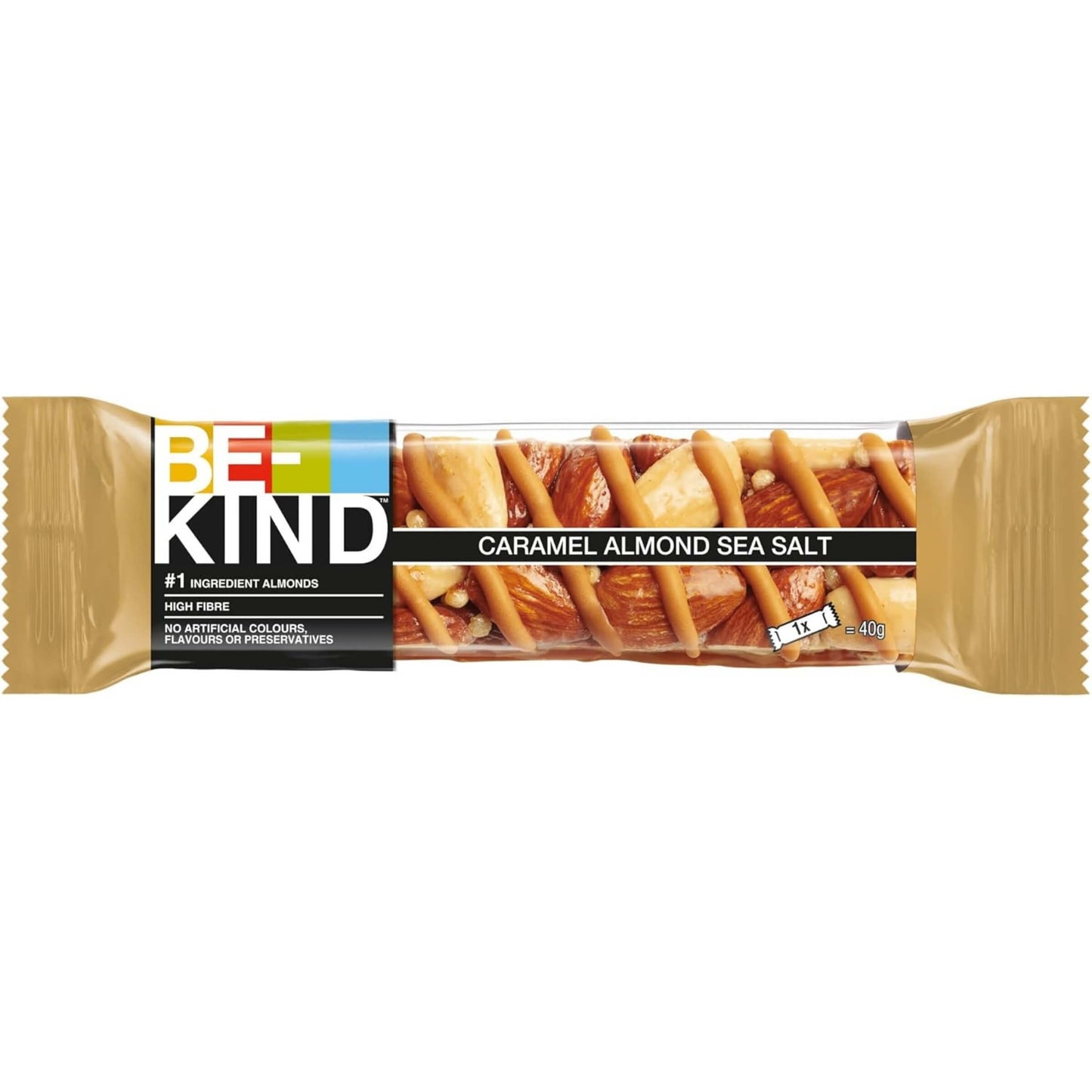 BE-KIND BARRETTA AL GUSTO DI MANDORLE CARAMELLATE E SALE MARINO (12PZ)