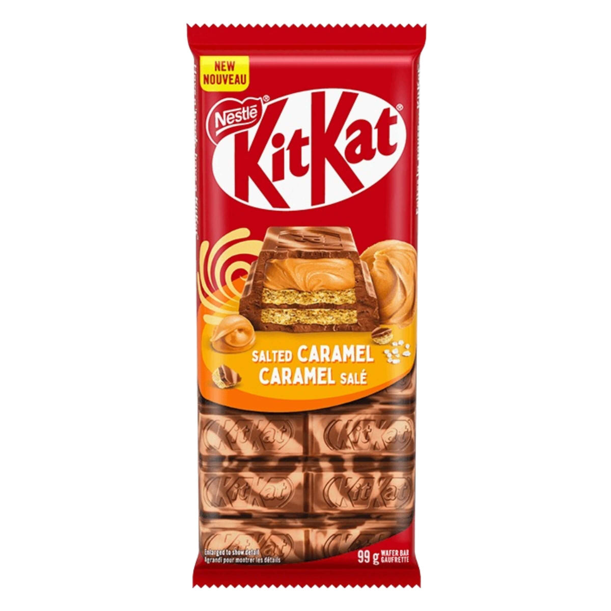 KIT KAT TAVOLETTA CARAMELLO SALATO 99gr (15PZ)