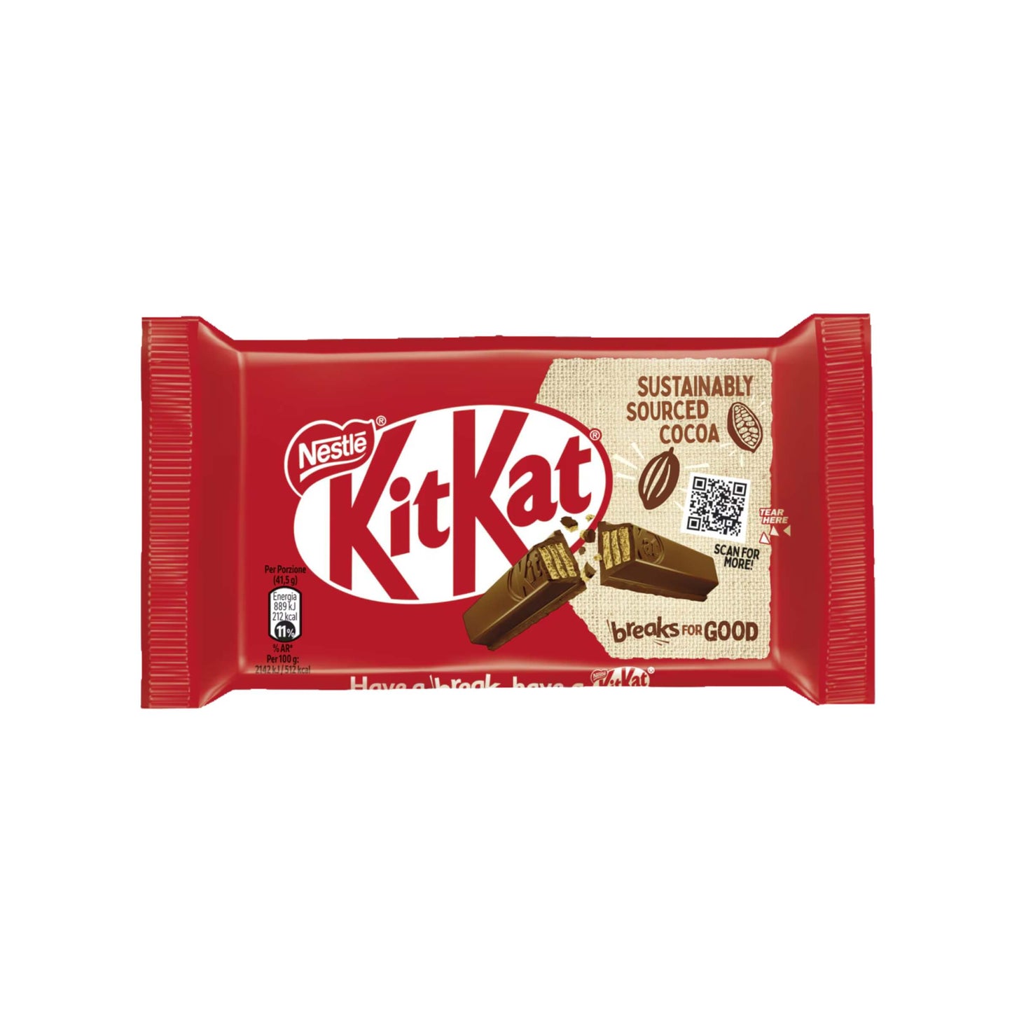Kit Kat Original Nestlé 41,5g cioccolato al latte con wafer espositore 24 pezzi