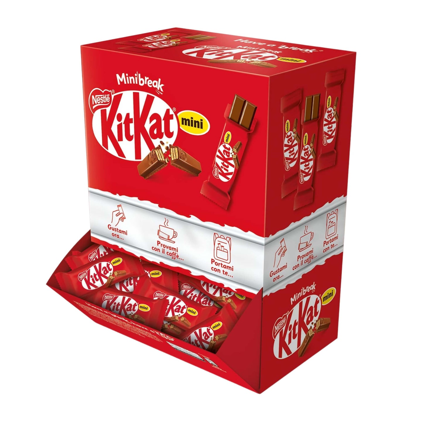 KIT KAT MINI NESTLE' IN MARSUPIO 1,3 Kg (70PZ)