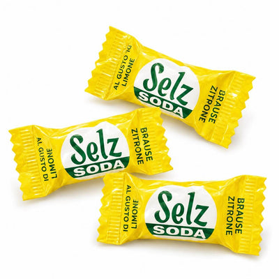 Dufour Selz Soda Limone Caramelle Frizzose con Oli Essenziali di Agrumi Busta 1 kg