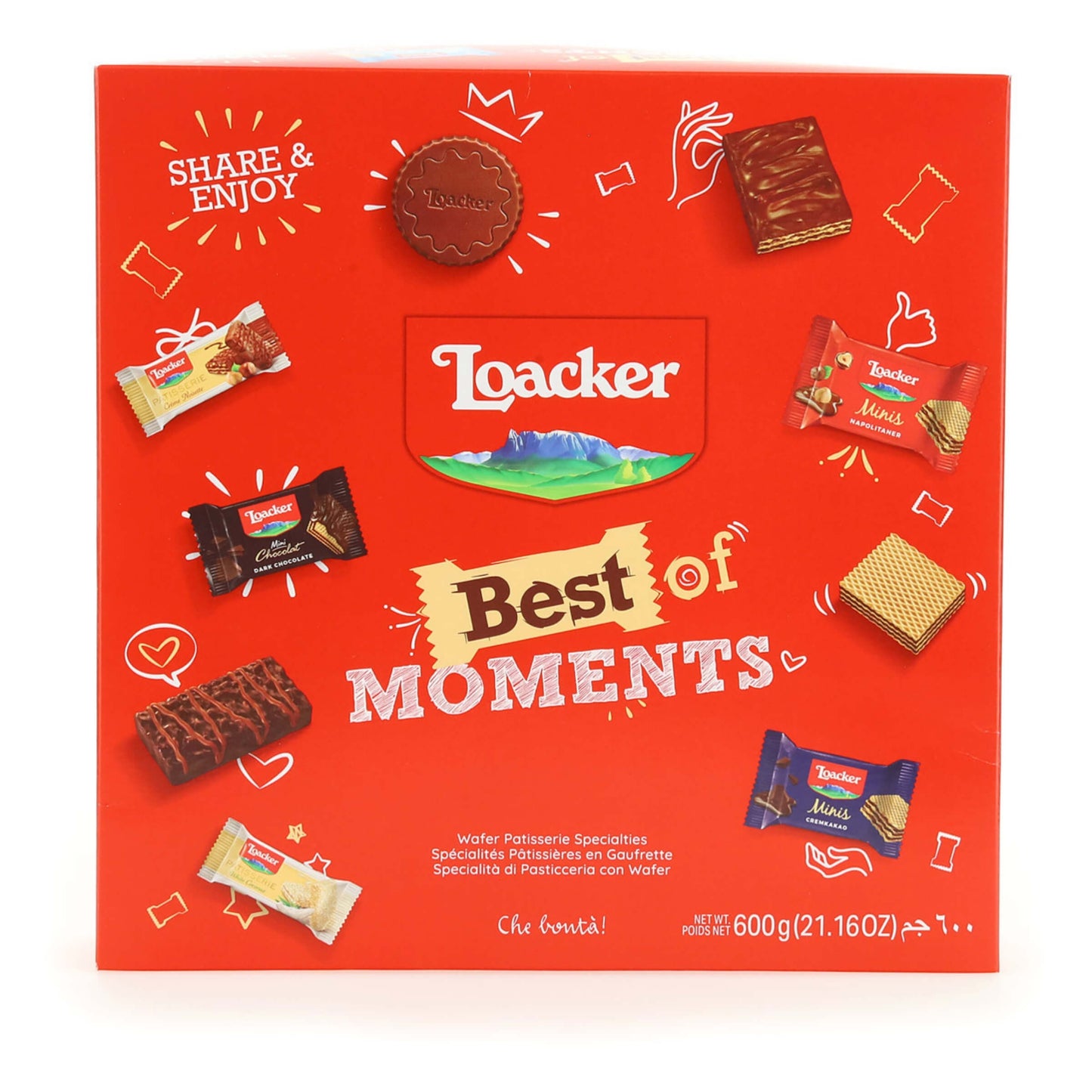 Loacker Best of Moments 400g Assortiti Winter Alto Adige