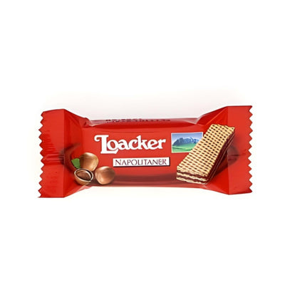 Dispenser Loacker Mini Wafer 3,2 gr Napolitaner con Crema alla Nocciola (204PZ)