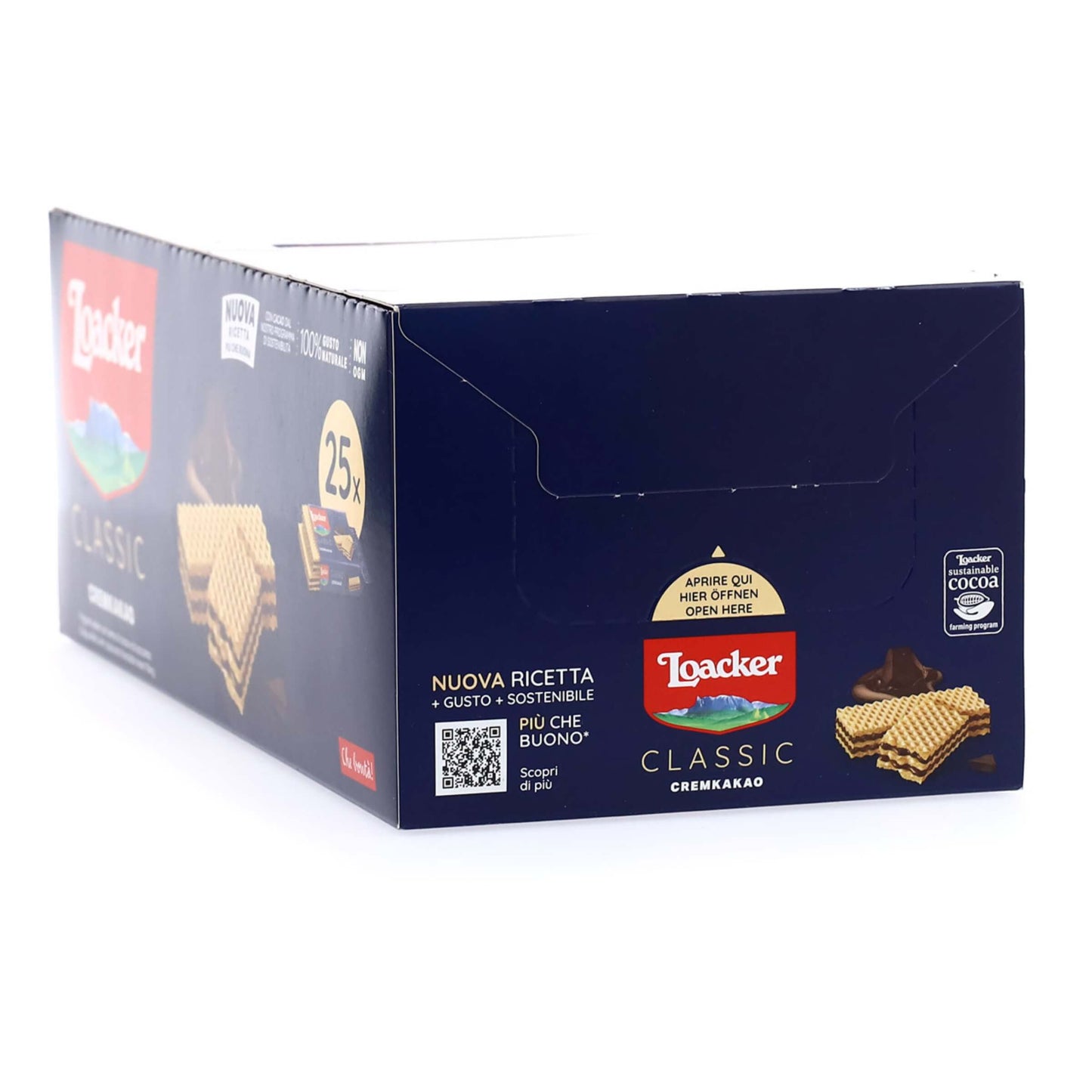 LOACKER WAFER NAPOLITANER CREAMKAKAO 45gr (25PZ)