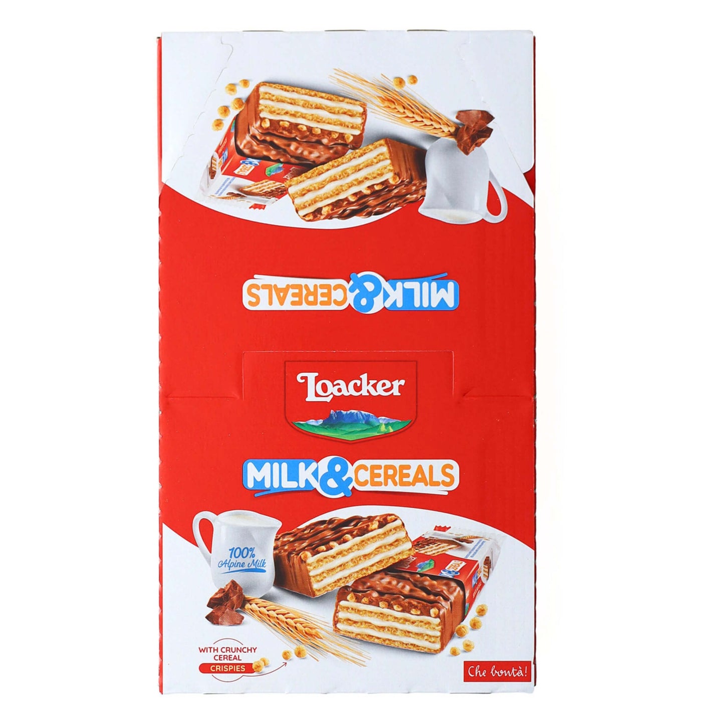 LOACKER MILK + CEREALS 25 gr (30PZ)