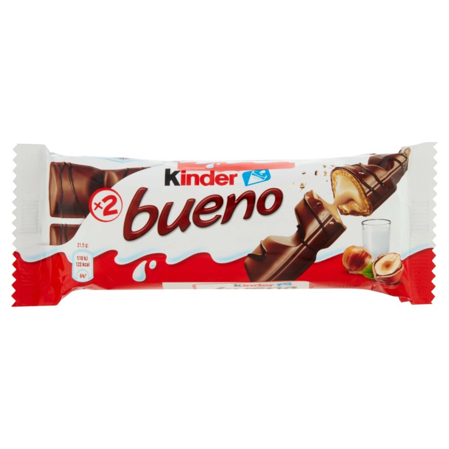 Ferrero Kinder Bueno con Crema alla Nocciola da 43g (30PZ)