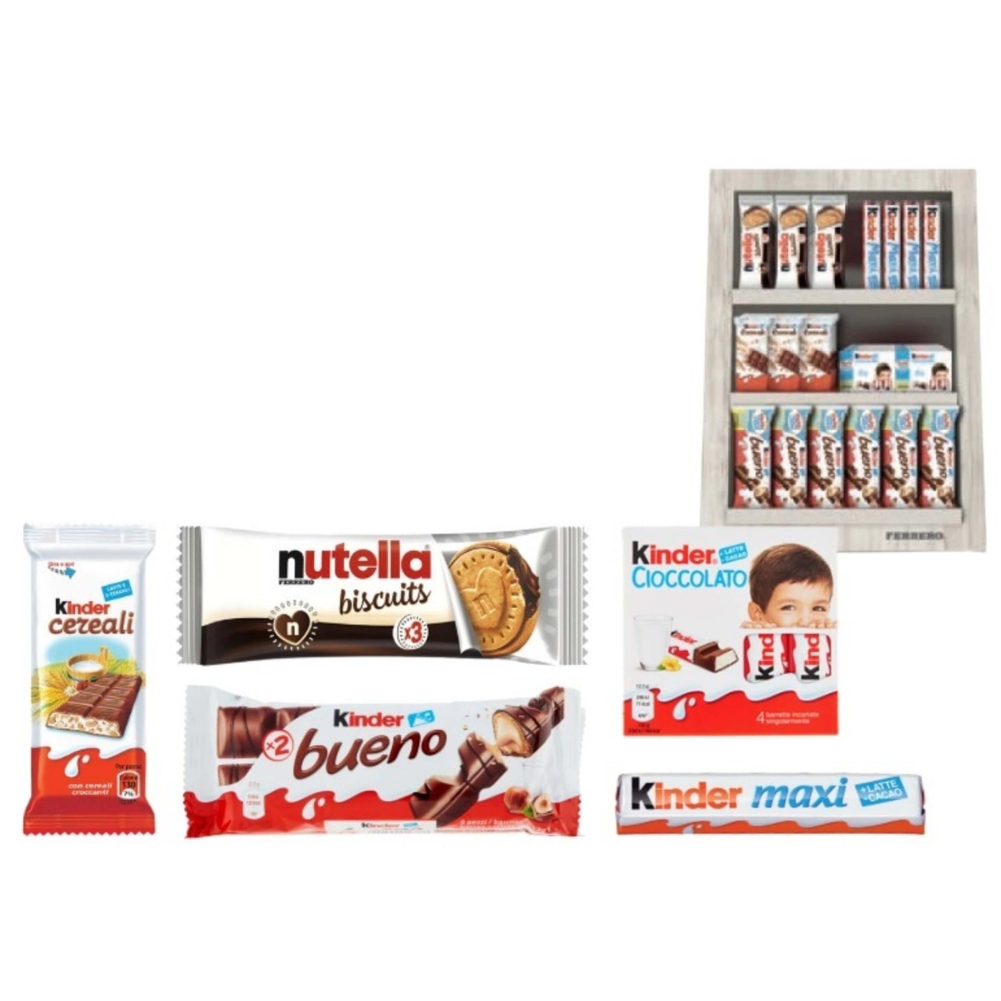 Espositore Ferrero Kit Snack (154PZ)