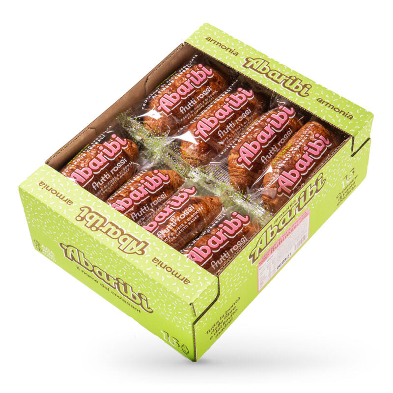 CROISSANT DI PASTA SFOGLIATA
AI CINQUE CEREALI CON FRUTTI ROSSI ABARIBI (16PZ)
