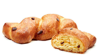 Treccia pasta sfogliata classica con uvetta sultanina Abaribi 16 pezzi