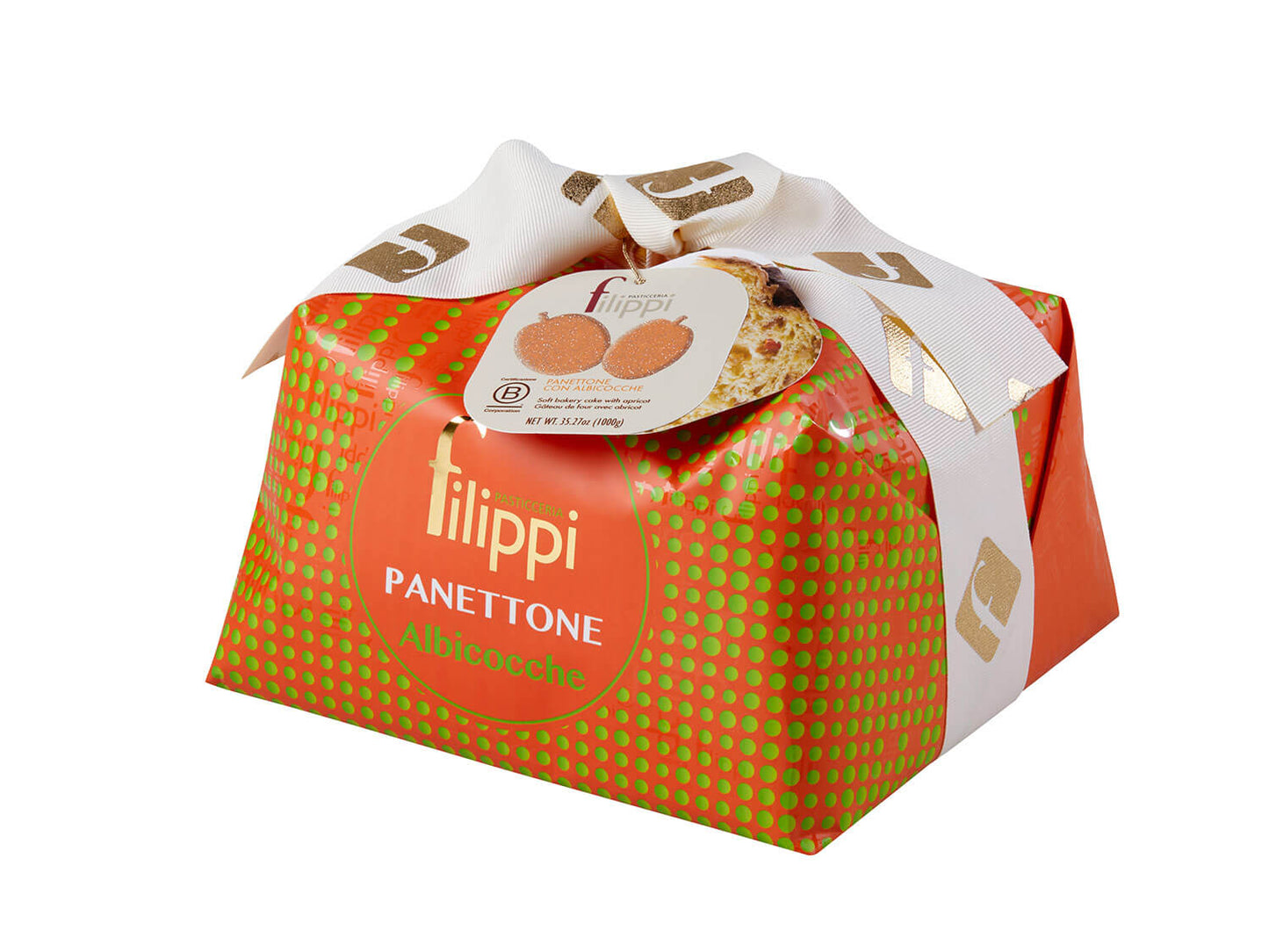 FILIPPI Panettone con albicocche candite 1000g