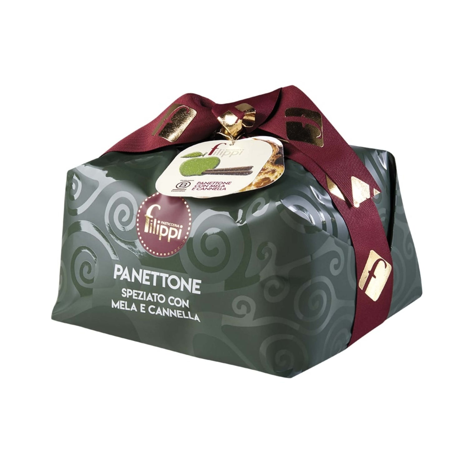 FILIPPI Panettone con mela candita e cannella 1000g