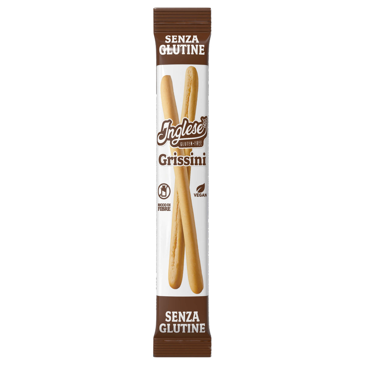 Inglese Gluten Free Grissini Senza Glutine all'Olio Extravergine d'Oliva Multipack 12 Monoporzioni 120g