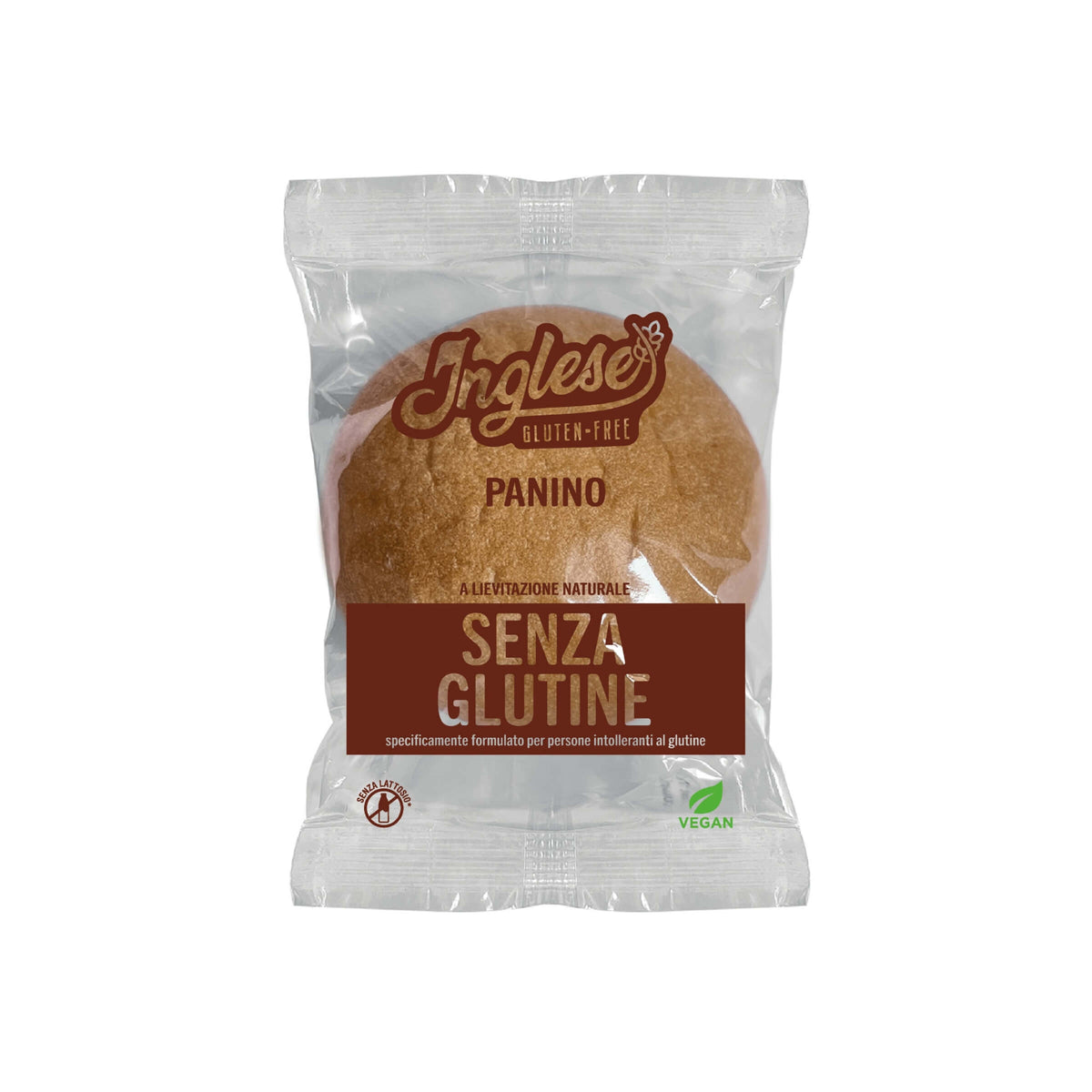 Inglese Gluten Free Panino Bianco Senza Glutine con Lievito Madre Monoporzione 35g (10PZ)