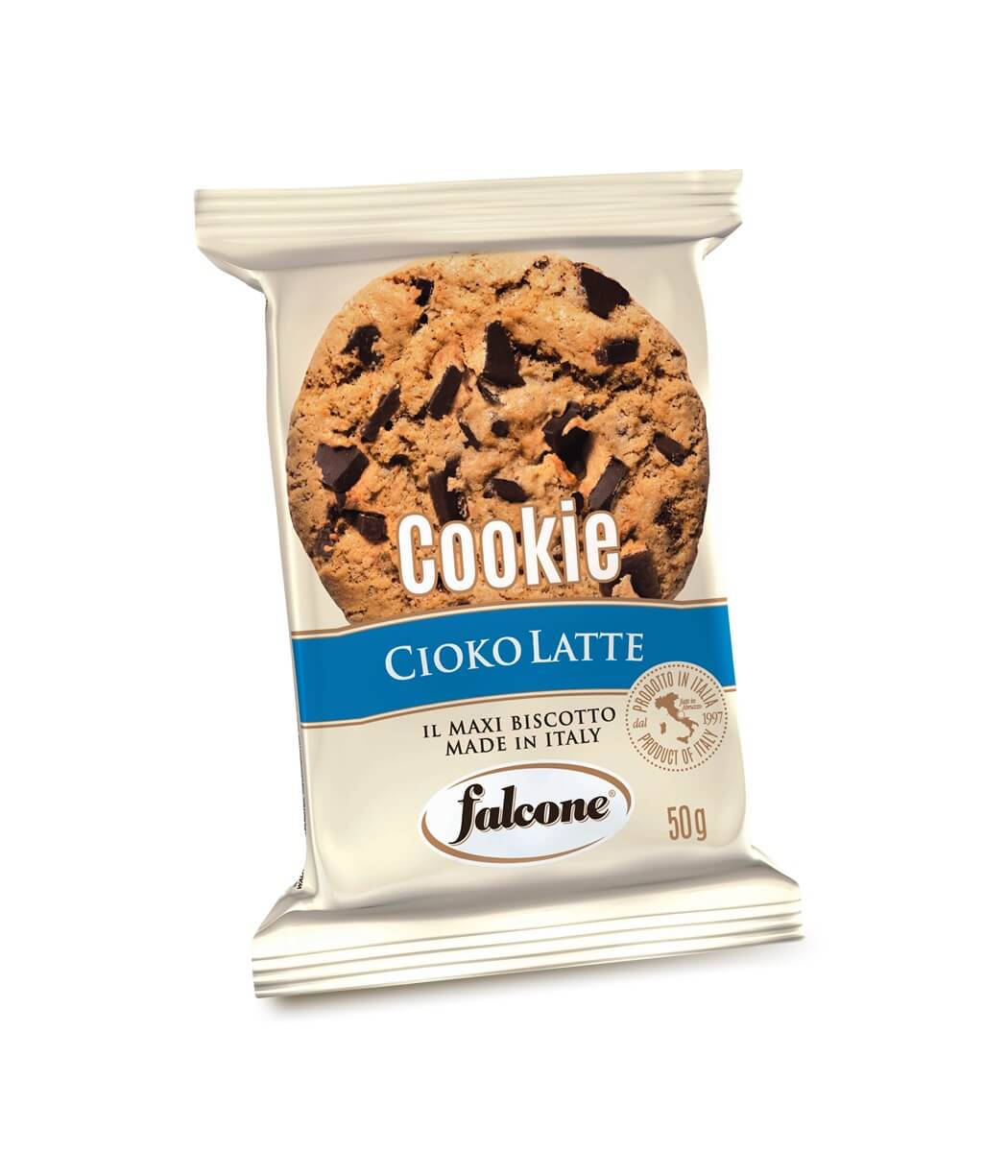 Cookies Falcone Cioko Latte 50 g con cioccolato al latte 31% confezione 13 pz