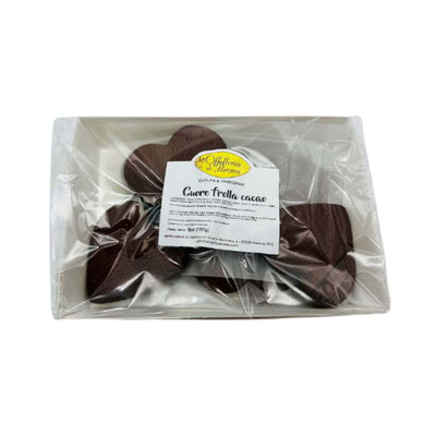 BISCOTTERIA GIGANTE CUORE AL CACAO (18PZ)