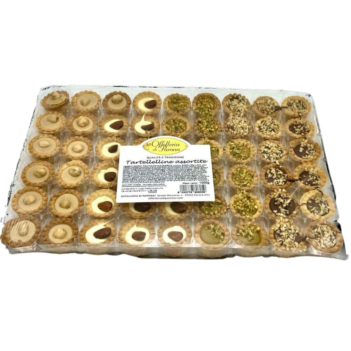TARTELLINE CON CREME ASSORTITE 1kg (54PZ)