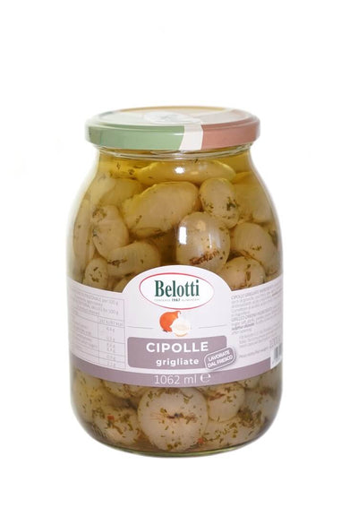Belotti Vaso Cipolle Borettane Grigliate 1062 ml dal fresco, etichetta frontale