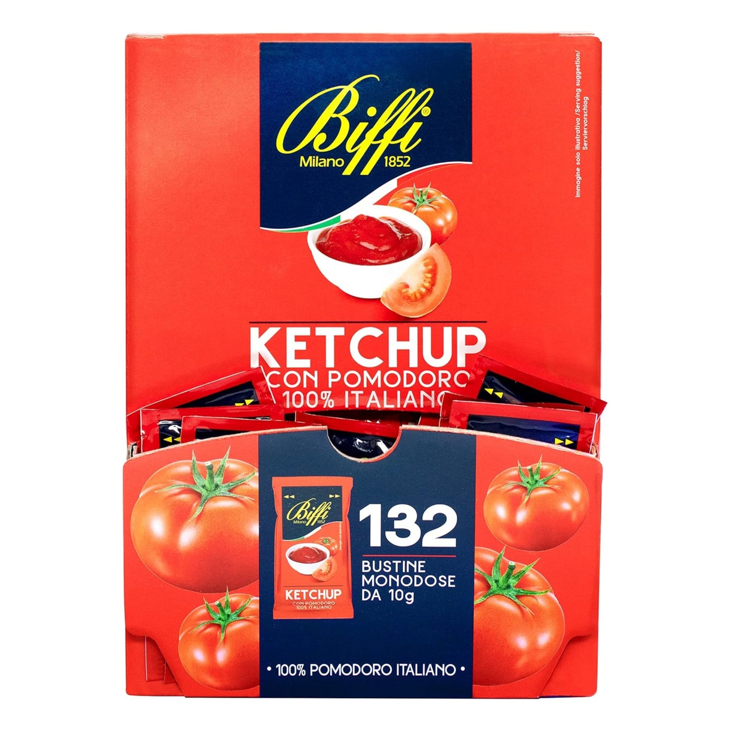BIFFI KETCHUP IN BUSTINE MONODOSE DA 10 gr (132PZ)