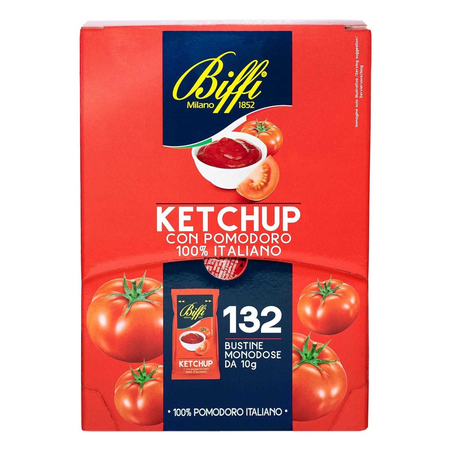 BIFFI KETCHUP IN BUSTINE MONODOSE DA 10 gr (132PZ)