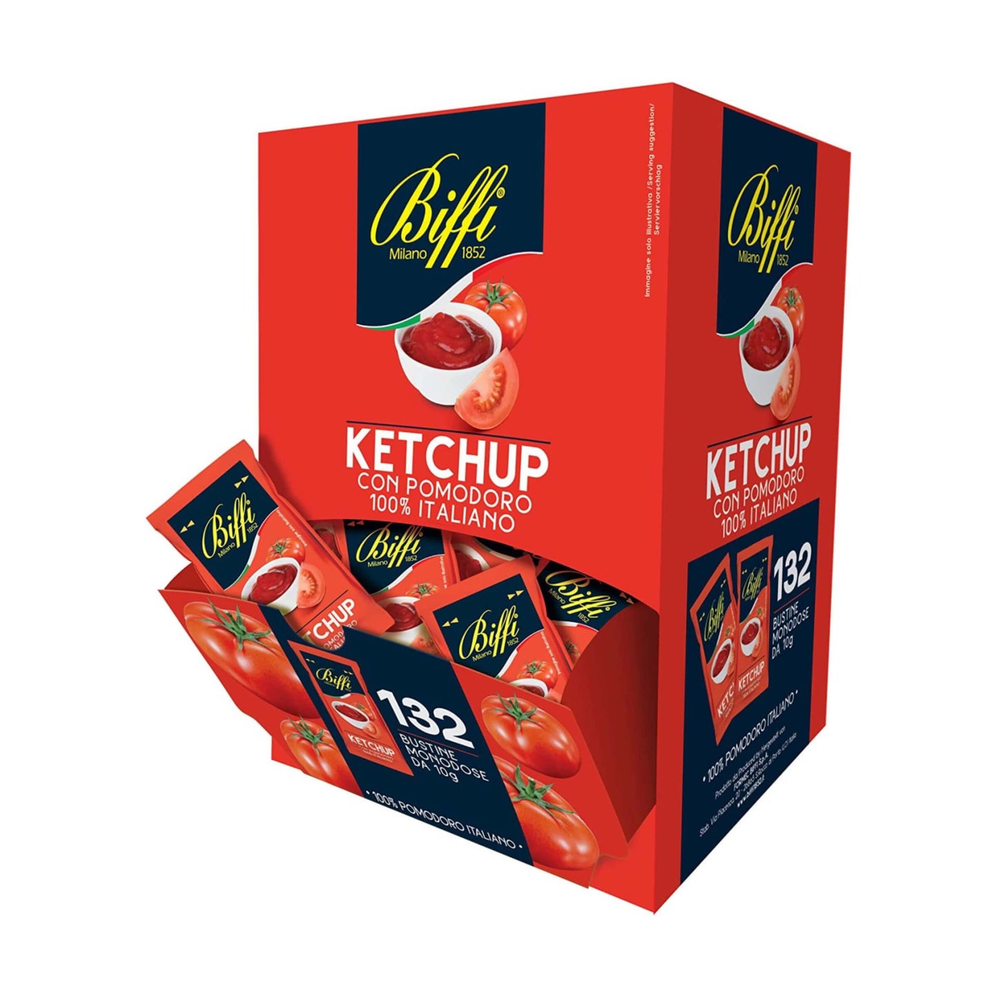 BIFFI KETCHUP IN BUSTINE MONODOSE DA 10 gr (132PZ)