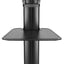 Dacomex - Carrello nero su ruote - 43"-65" - VESA 600x400 - Max 70 kg