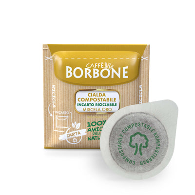 Caffè Borbone Miscela Oro 100 cialde ESE 44mm compostabili espresso morbido cremoso vellutato