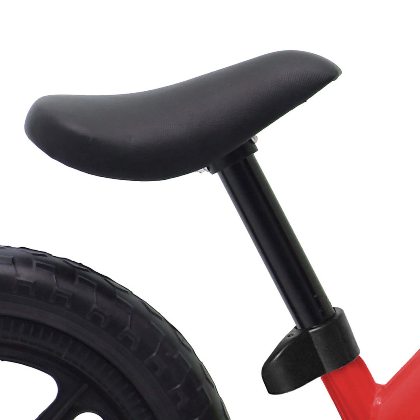 Sport One Vertigo Bici Pedagogica Senza Pedali in Acciaio con Ruote Antiforatura Rossa