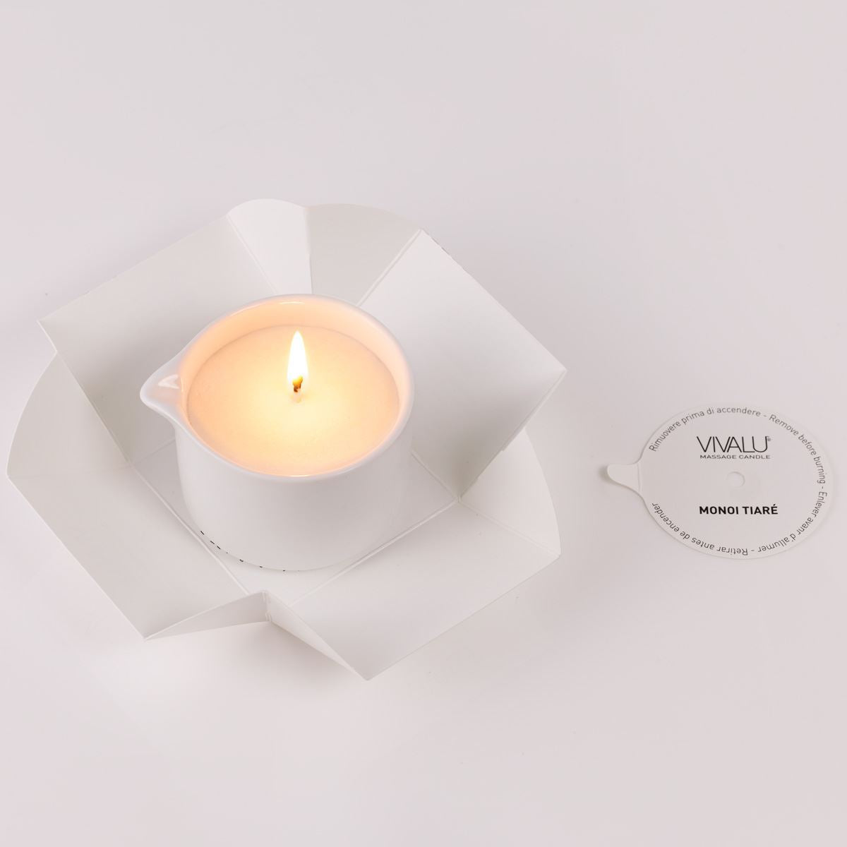 Vivalu Tribe E Candela da Massaggio Tiarè Monoi 100 ml
