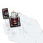 Zippo Skull Queen Card Accendino Antivento Black Crackle