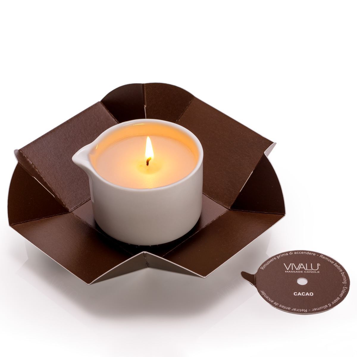 Vivalu Tribe E Candela da Massaggio Cacao 100 ml