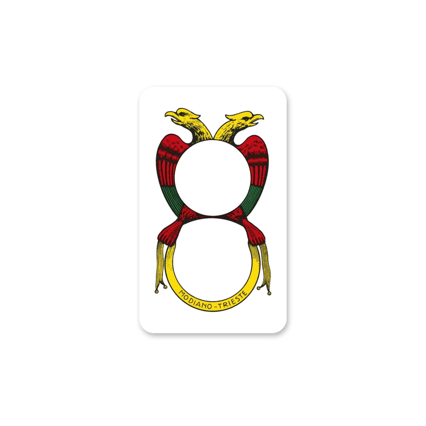 CARTE MODIANO NAPOLETANE MARRONE 150' ANNIVERSARIO CARTONCINO DUPLEX 410gr