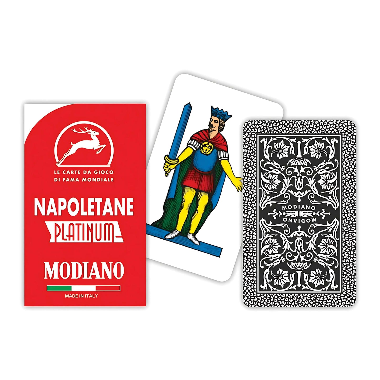 Carte Modiano Napoletane Platinum PVC 100% resistenti all usura design classico napoletano
