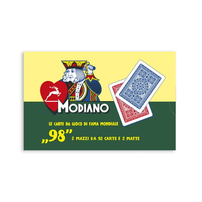 CARTE MODIANO RAMINO 98 - 2 MAZZI - 350gr