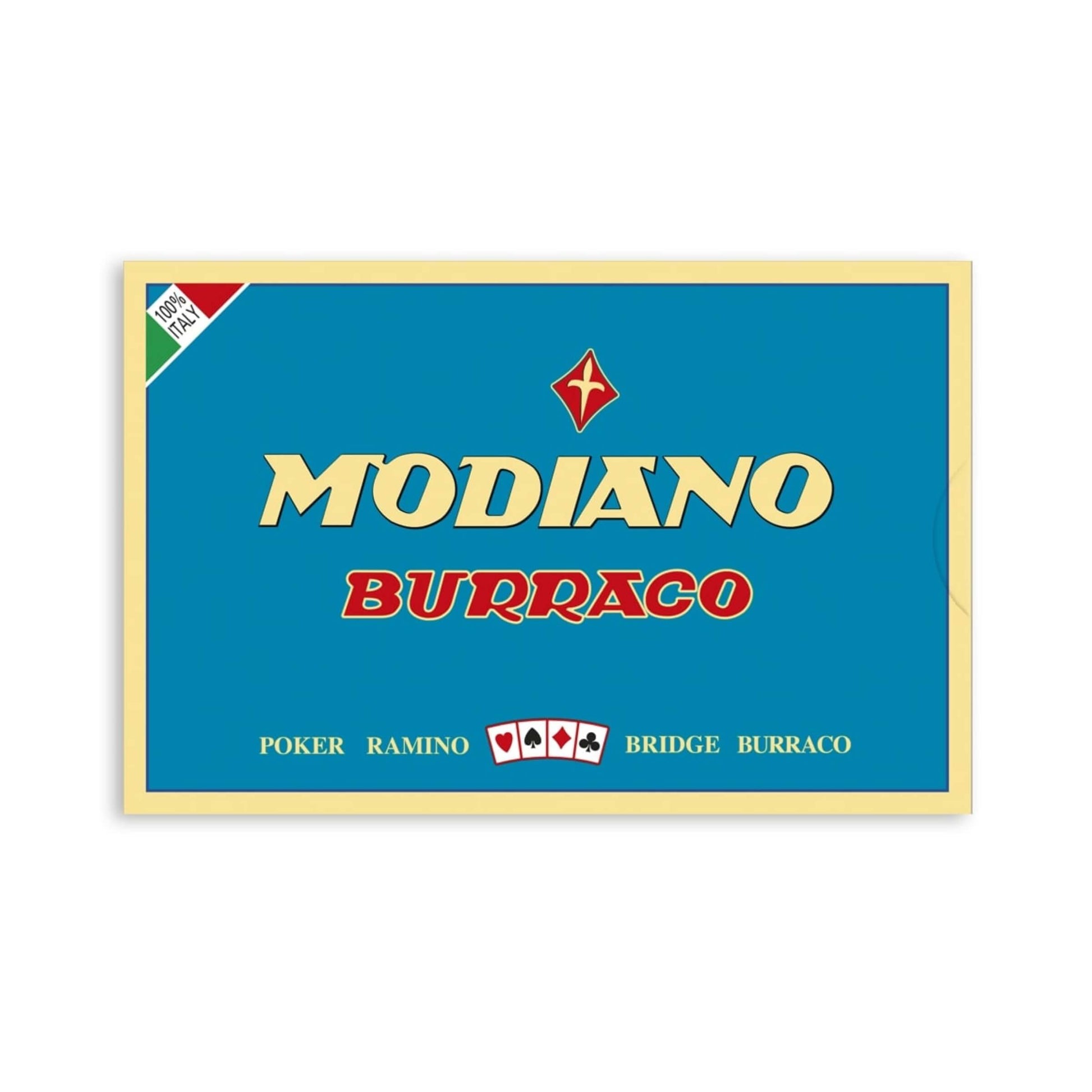 Carte Modiano Burraco Extra 2 mazzi da 54 carte ciascuno per Burraco e Ramino