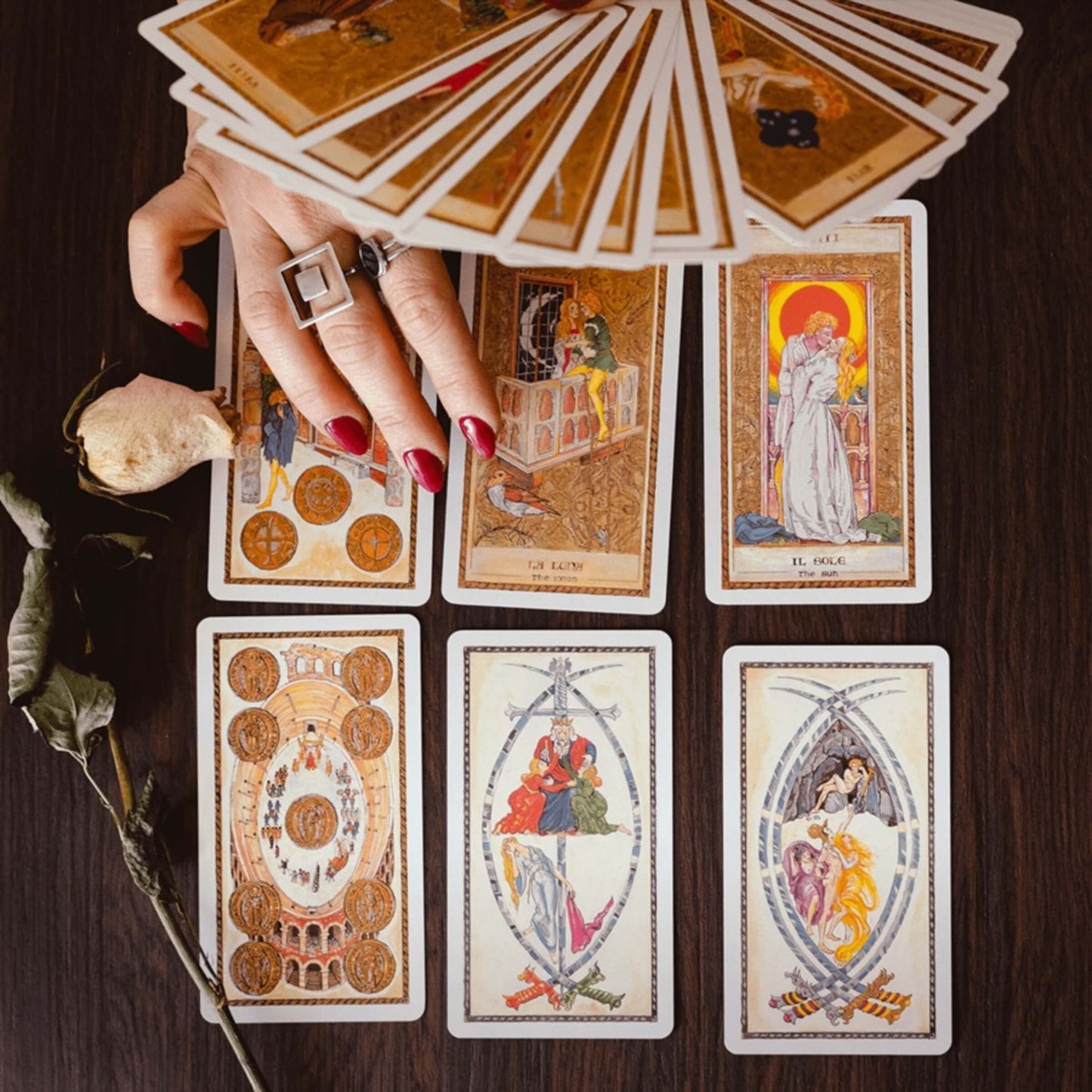 Dal Negro Tarocchi di Giulietta e Romeo Shakespeare Tarot Luigi Scapini 78 Carte con Libretto