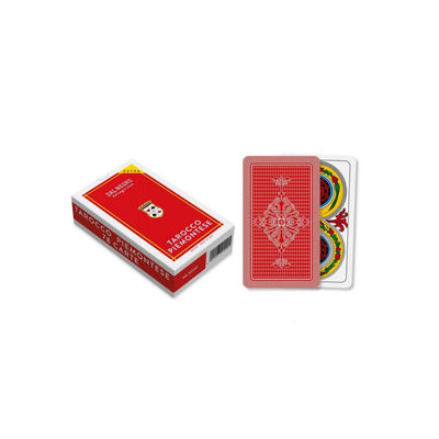 Tarocco Piemontese 78 carte Arcani Maggiori e Minori astuccio rosso