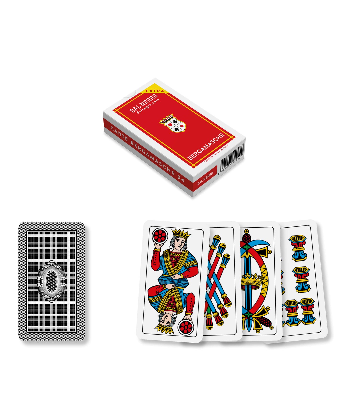 Carte da gioco Bergamasche Telate Plastificate Extra Dal Negro N.94