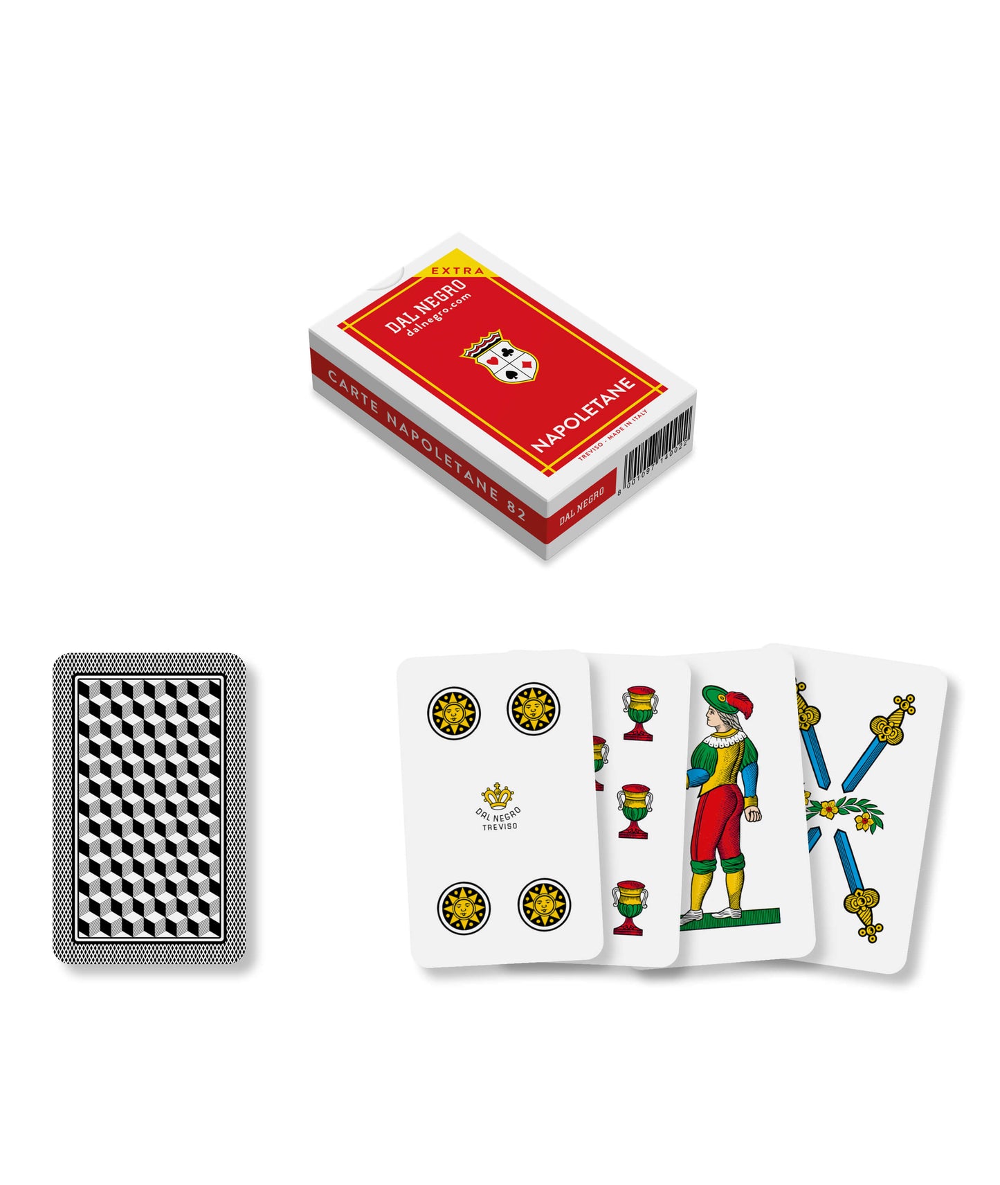 Carte regionali Napoletane Telate Plastificate Extra Dal Negro N.82