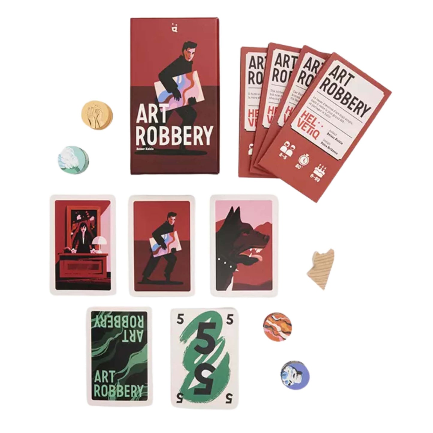 GIOCO DI CARTE HELVETIQ ART ROBBERY