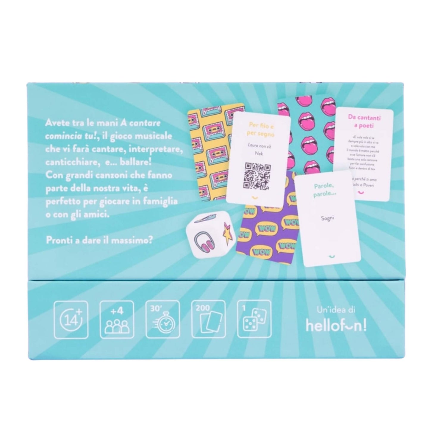 GIOCO DI CARTE HELLOFUN A CANTARE COMINCIA TU