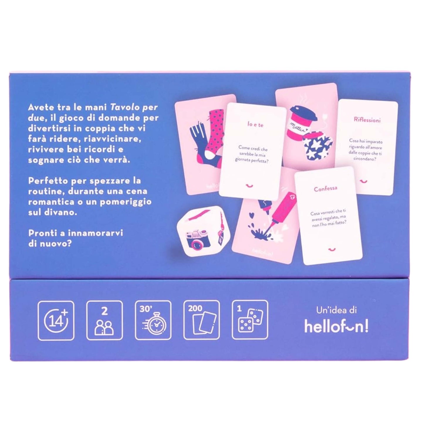 GIOCO DI CARTE HELLOFUN TAVOLO PER DUE
